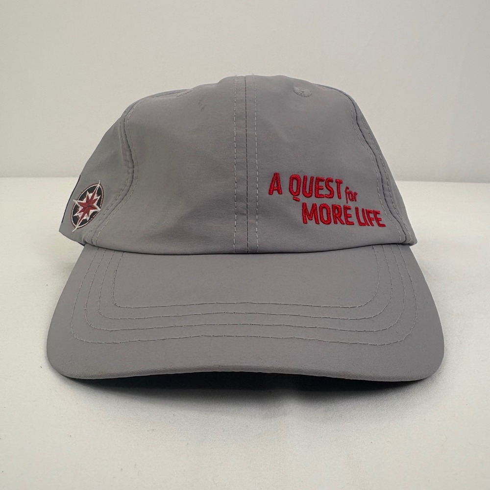 OrangeTheory Fitness Cap A Quest For More Life‎ Gray Embroidered Logo Adjustable